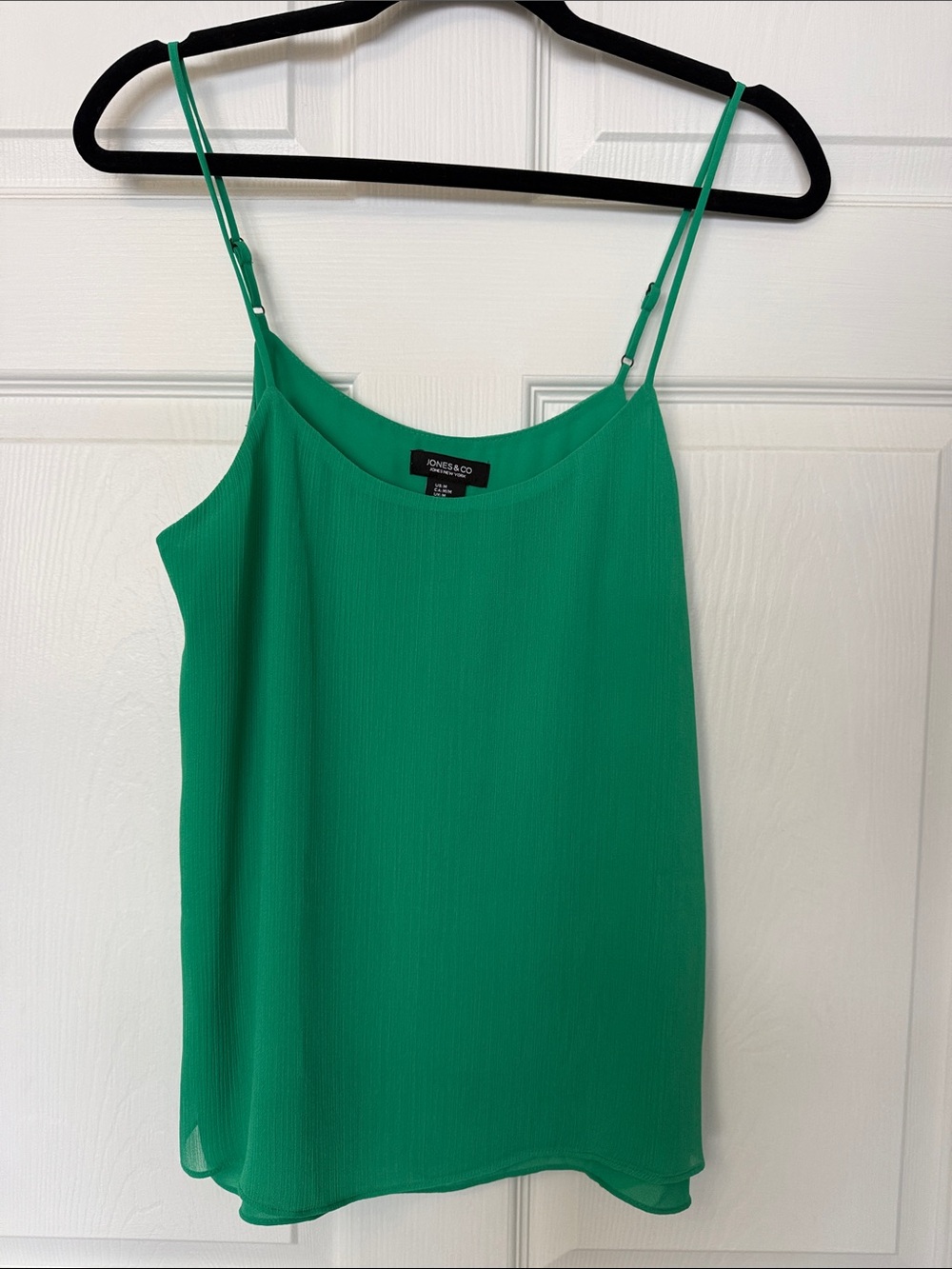 Jones New York Emerald Green Adjustable-Strap Cami